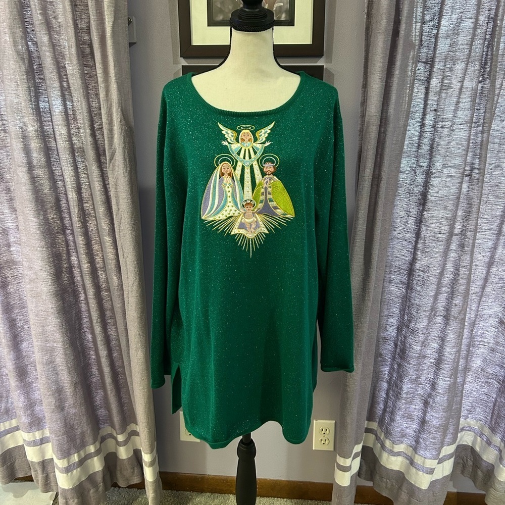 Vintage Bob Mackie Nativity Blouse